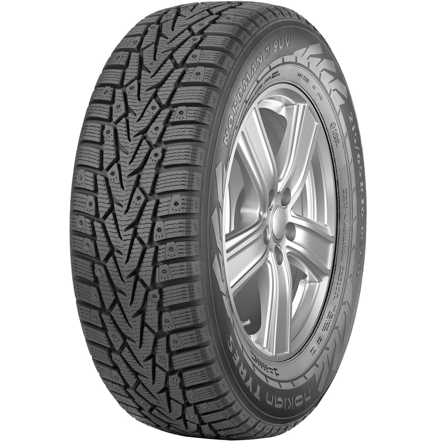 Set of 4 Nokian Nordman 7 SUV 235/55R18 104T XL Tires
