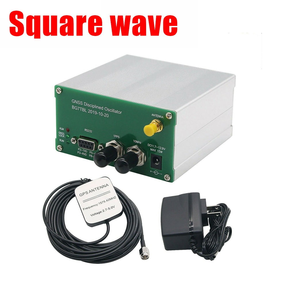10MHZ Output Square Wave GPS Disciplined Clock GPSDO + GPS Antenna Adapter