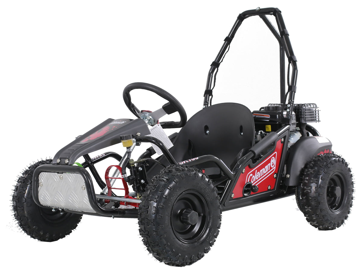 Coleman SK100 Gas Powered 98cc Red Power Ride-On Go Cart