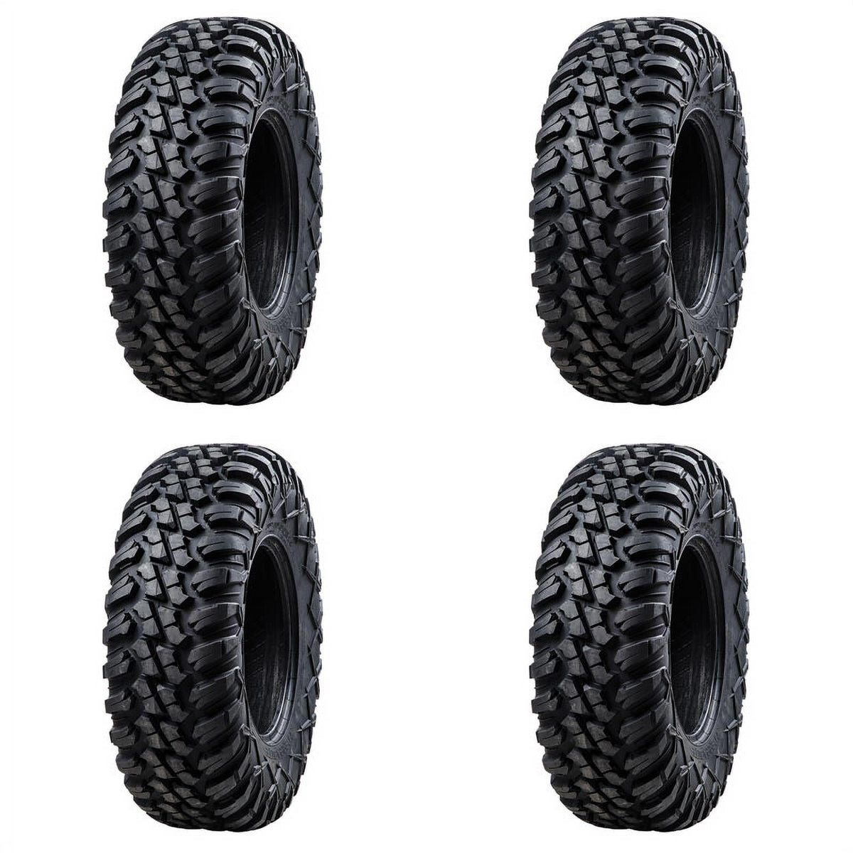 (4 Pack) Tusk Terrabite Radial Tire 27x11-12 Medium/Hard Terrain For TEXTRON PROWLER 500 2018-2019