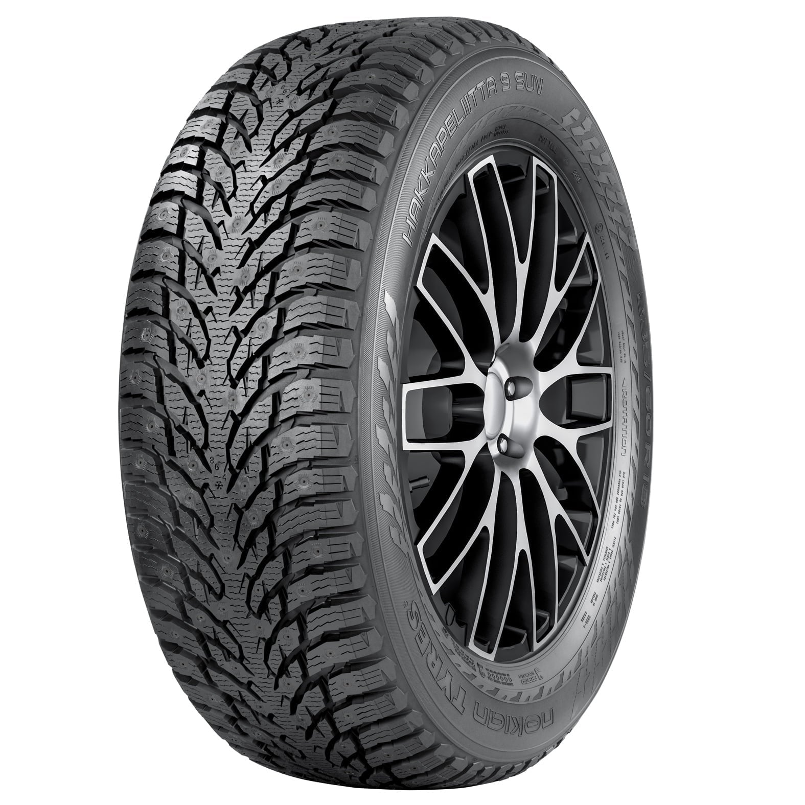 275/50R20 113T XL Nokian Tyres Hakkapeliitta 9 SUV Winter Tire - Not Studded 2755020 275 50 20 Fits: 2017-22 Mercedes-Benz GLS450 4Matic, 2019-20 BMW X7 xDrive40i