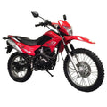 Red - RPS Hawk 250 Dirt Bike 5-Speed Manual Transmission! Big 21/18 Tires