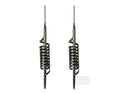 DUAL Monkey Made CB Radio AntennaS,Short Shaft, 49 Stinger MM9 30k Watts 2 ITEM
