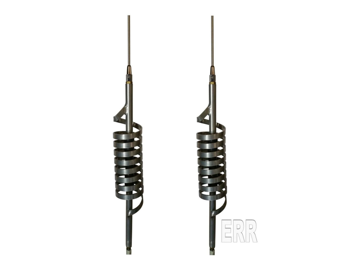 DUAL Monkey Made CB Radio AntennaS,Short Shaft, 49 Stinger MM9 30k Watts 2 ITEM