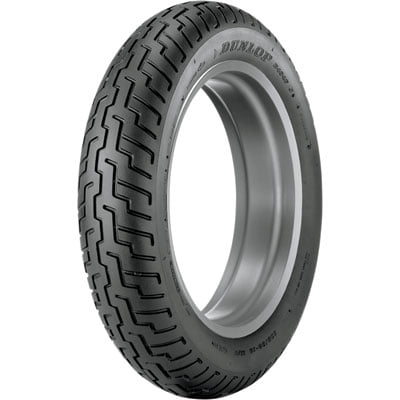 120/90-18 (65H) Dunlop D404 Front Motorcycle Tire Black Wall for Honda Shadow 1100 ACE VT1100C2 1995-2007