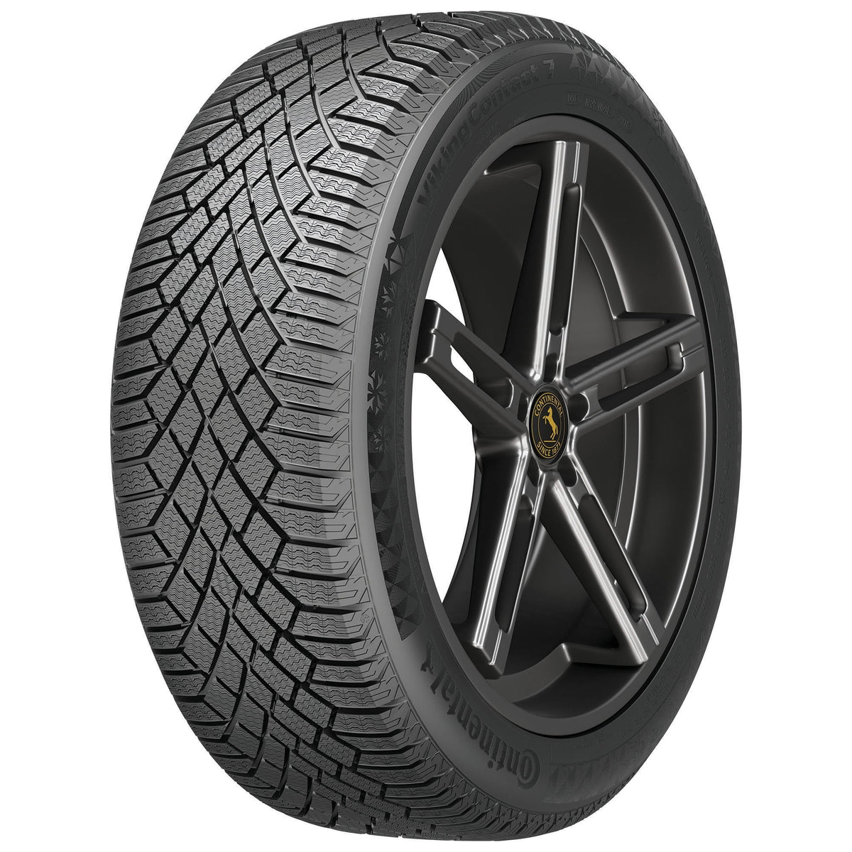 Continental VikingContact 7 Winter 205/60R16 96T XL Passenger Tire Fits: 2010-12 Ford Fusion S, 2015-17 Kia Soul LX