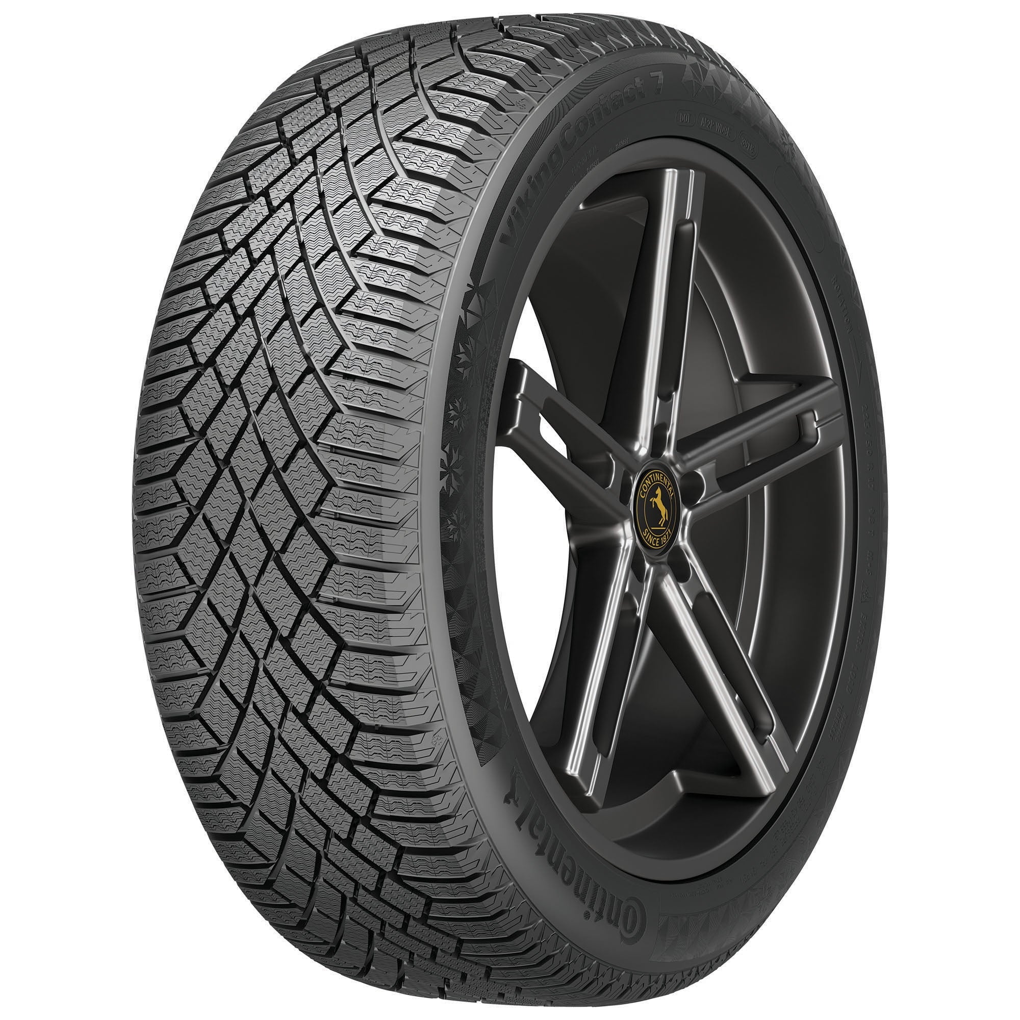 Continental Viking Contact 7 205/65R16XL 99H BW Winter Studless Tire Fits: 2016-21 Chevrolet Malibu L, 2013-17 Honda Accord LX