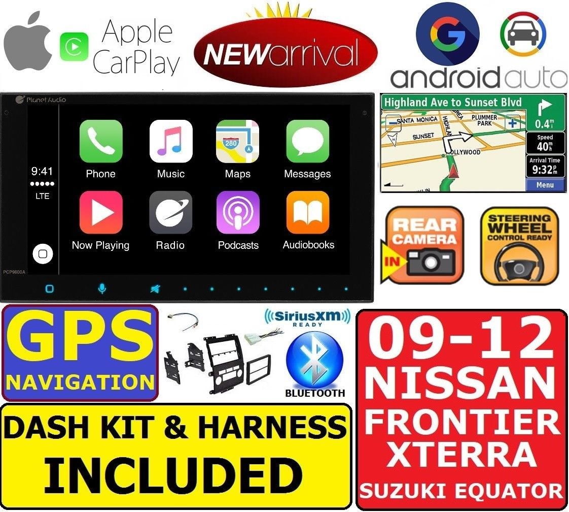 BLUETOOTH GPS NAVIGATION PLANETAUDIO SYSTEM APPLE CARPLAY ANDROID AUTO Automobile RADIO