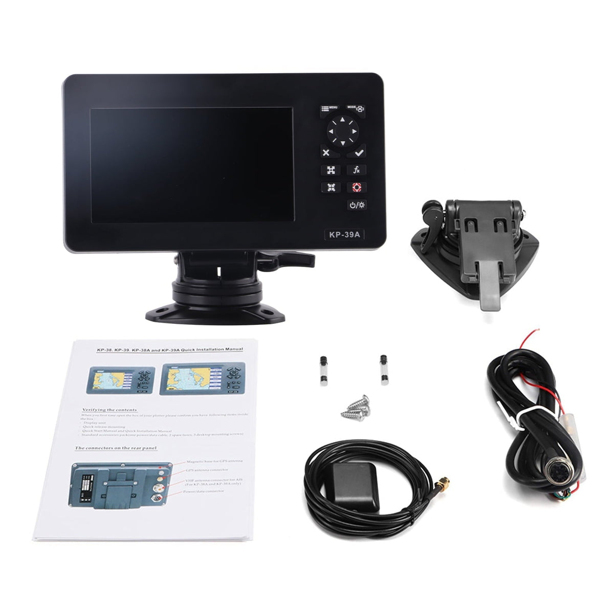 7in Marine Boat GPS Navigator LCD Display Chart Plotter with Class B AIS Transponder