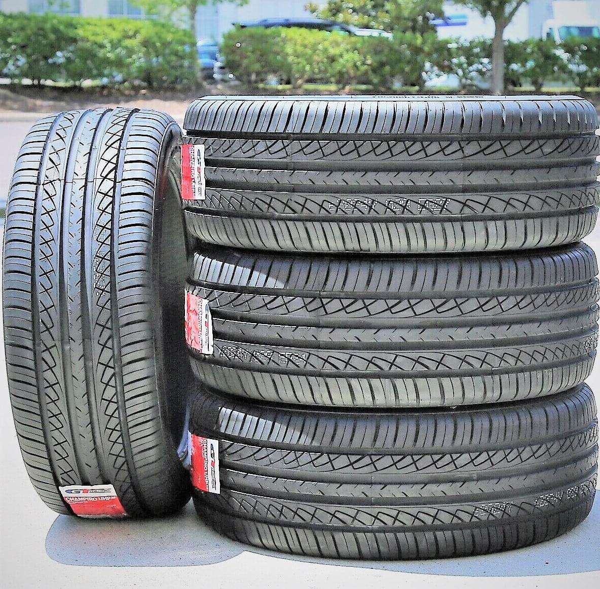 Set of 4 (FOUR) GT Radial Champiro UHP A/S 245/45ZR19 245/45R19 98Y Car Performance Tires Fits: 2010-14 Ford Mustang GT, 2014-16 Chevrolet Impala LTZ