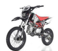APOLLO DBX19-125CC DIRT BIKE MANUAL CLUTCH W/HEADLIGHTS ADULT SIZE-Black