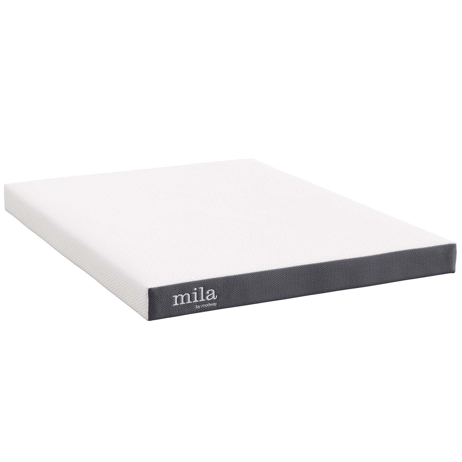 5inch Mattress, Memory Foam, Queen Size, White, Fabric, Bedroom, Modern Contemporary HB36172