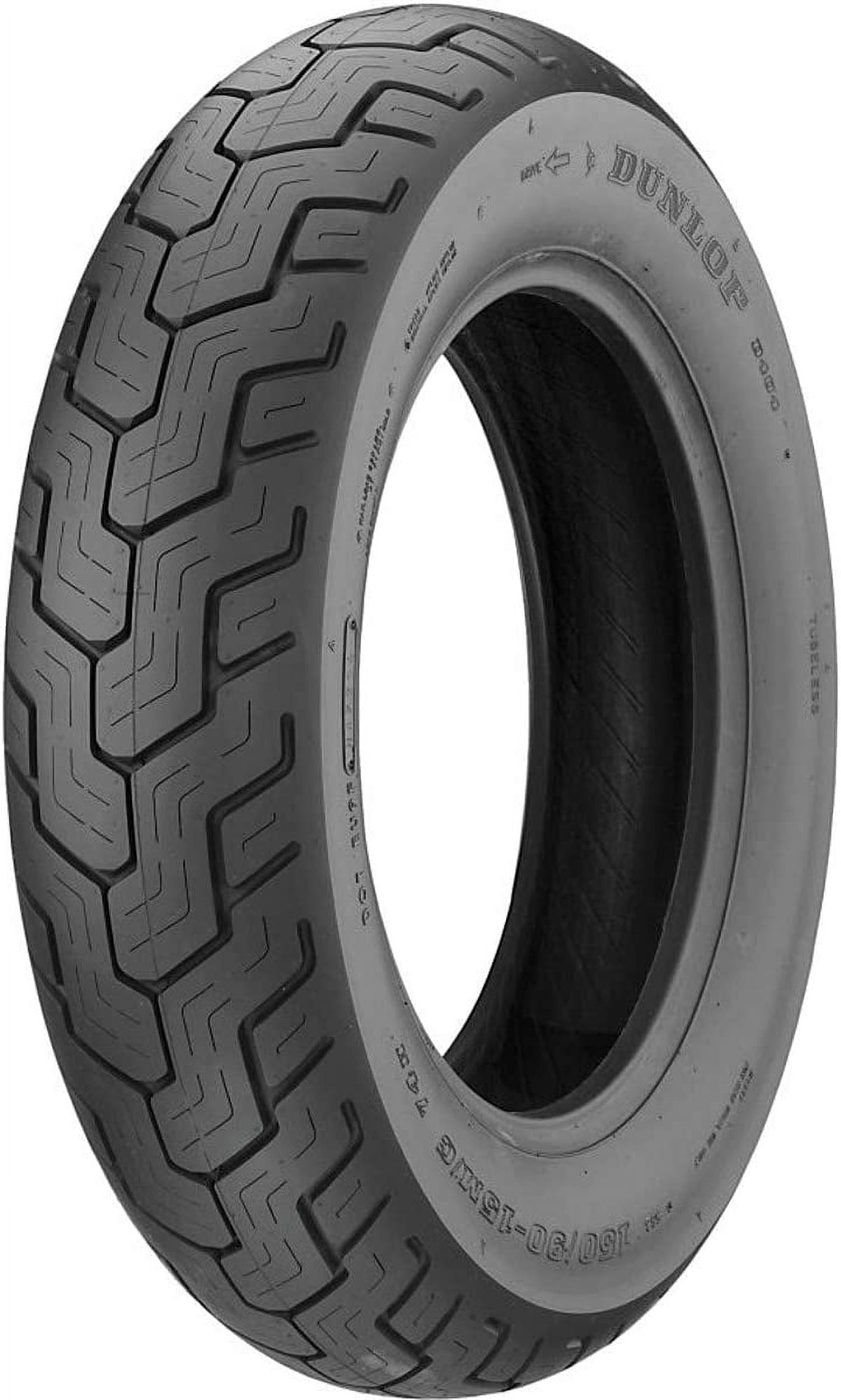 Dunlop D404 Back Motorcycle Tire 140/90-15 (70H) Black Wall