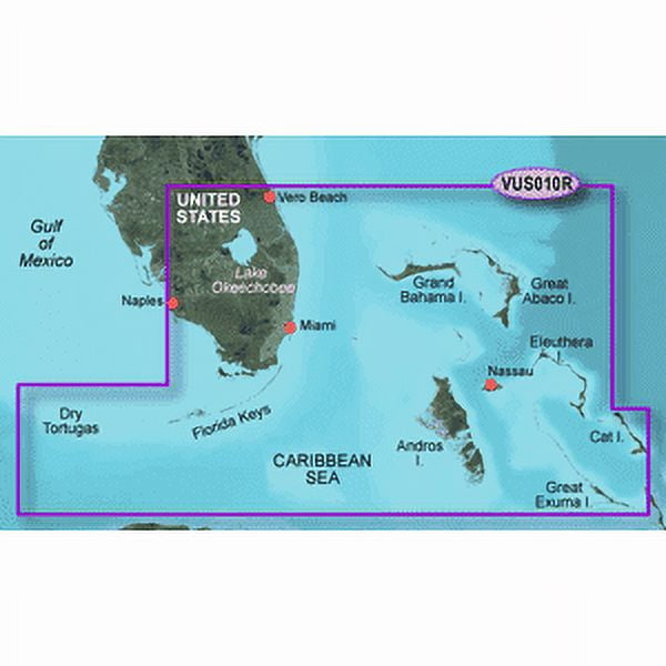 Garmin BlueChart? g3 Vision? HD - VUS010R - Southeast Florida - microSD?/SD?