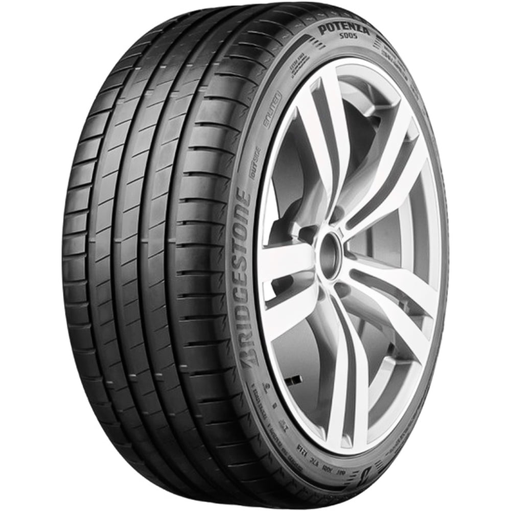 Tire Bridgestone Potenza S005 235/35R19 91Y XL Superior Performance (DC) Fits: 2018-23 Honda Civic Sport Touring, 2016-18 Ford Focus RS