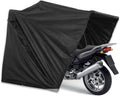Large Motorcycle Shelter Widen Shed Cover Storage Tent Strong Safe Garage Oxford Cloth Portable Garage Rain and Snow Protection 135.8 *74.0 *74.8