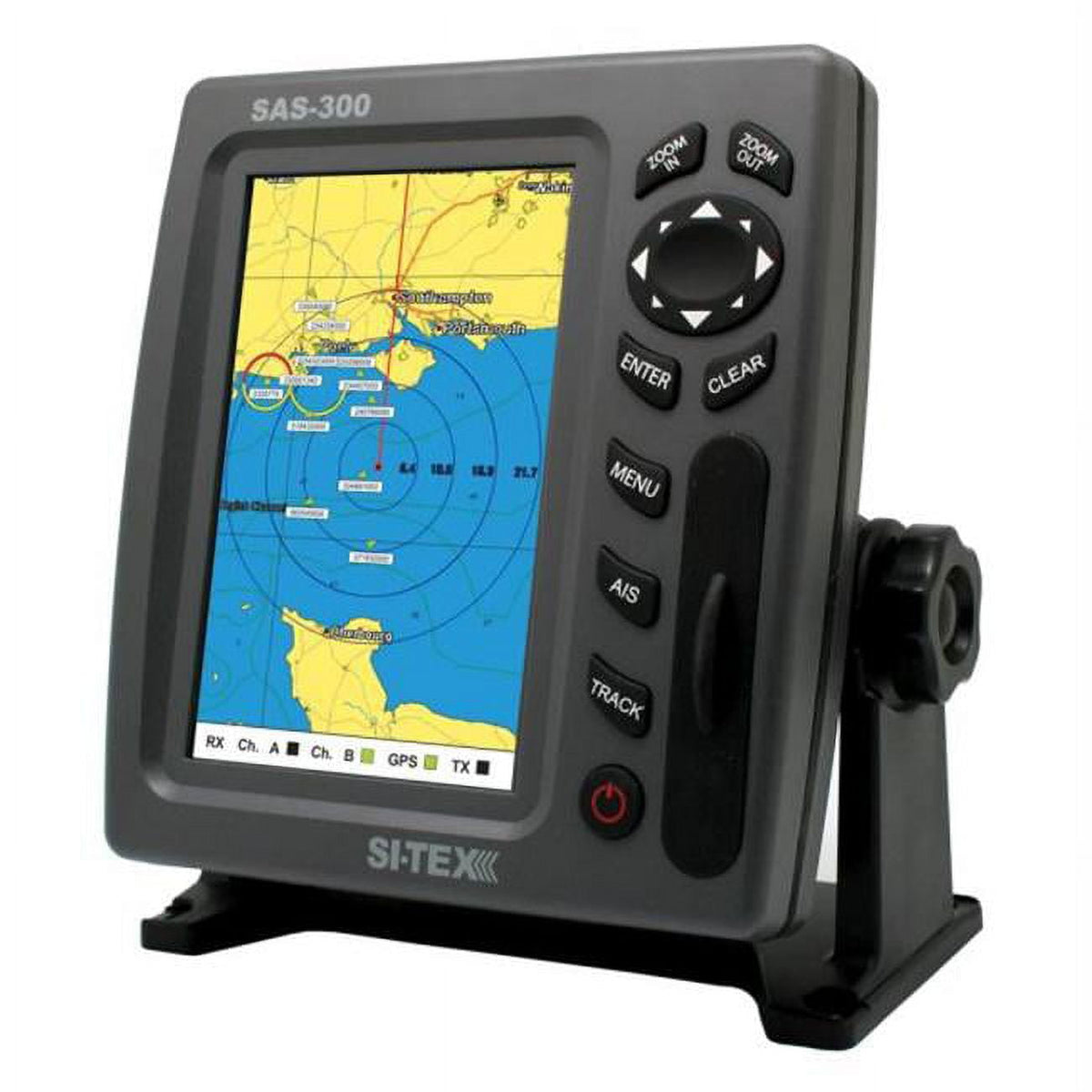 SI-TEX SAS-300 AIS Class B AIS Transceiver with External GPS Antenna