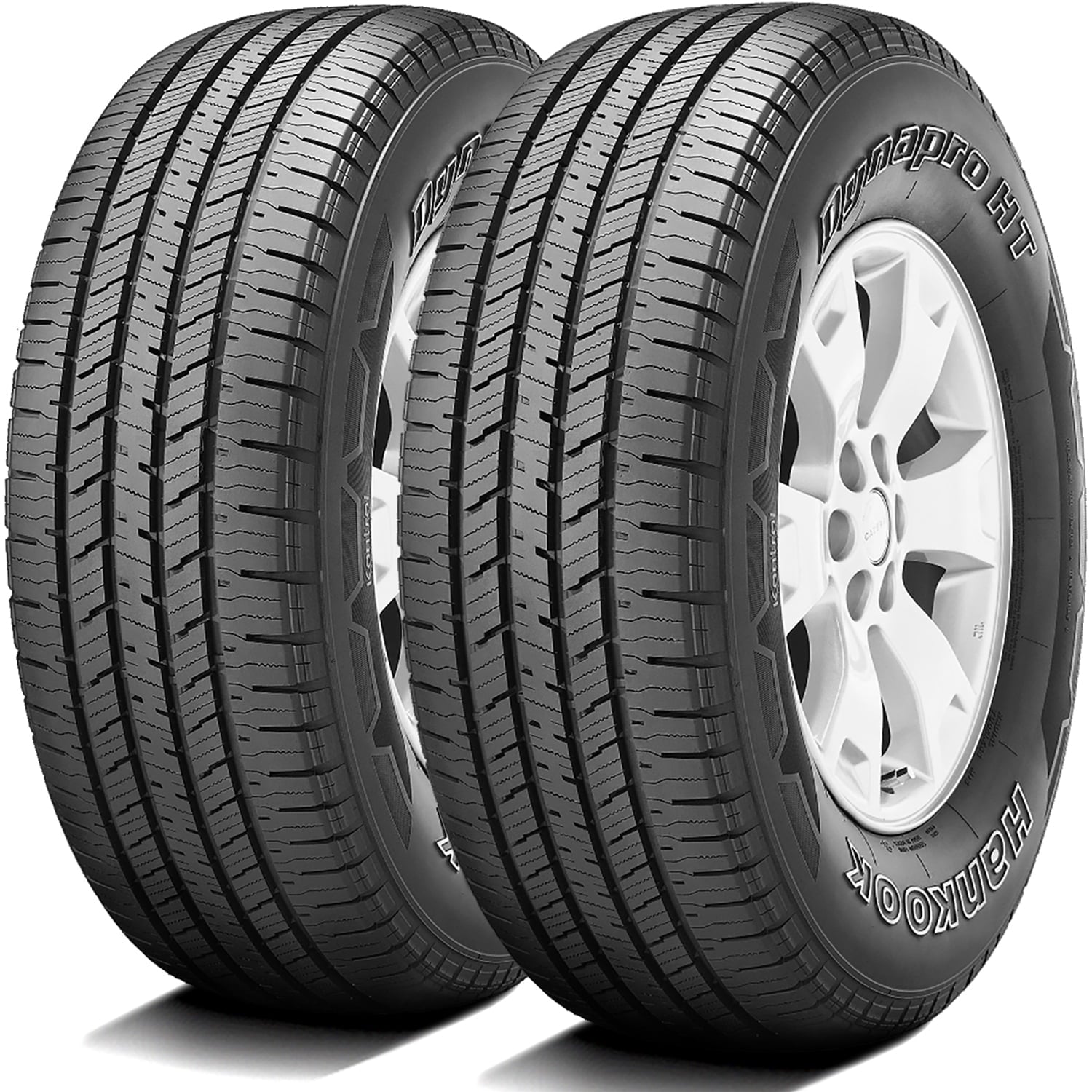 Pair of 2 (TWO) Hankook Dynapro Low light 255/70R16 109T A/S All Season Tires Fits: 2004 Ford F-150 XL, 1999-2001 Chevrolet Silverado 1500 LT