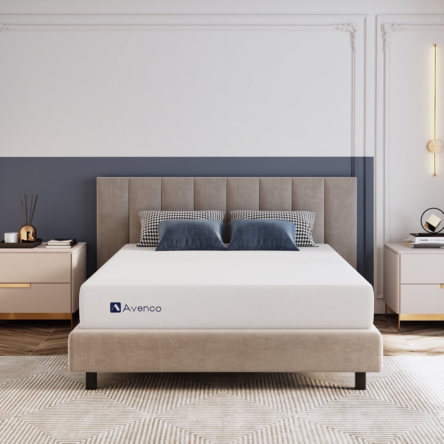 Avenco Airsail 10 Teen Cooling Gel Memory Foam Mattress in Recorder Box, Twin Size
