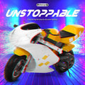 Birinta Mini Motorcycle for Kids, Gas Pocket Motorbike 49cc 2 Stroke Pocket Bike, with Strong Dual Brake, Racing Max Speed 20Mph, Dual Headlights
