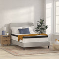 BizChair Firm 12 Inch CertiPUR-US Certified Hybrid Pocket Spring Mattress, Extra Firm Feel, Durable Support, Full Mattress in Camcorder Box