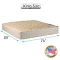 Chiro Gentle Firm King Two-Sided Mattress Only with Mattress Cover Protector Included (Beige) - Premier Orthopedic, Fully Assembled, Innerspring coils, Long Lasting Comfort by Dream Solutions USA
