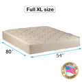 Comfort Classic Gentle Firm (Full XL - 54 x80 x9 ) Mattress Only - Fully Assembled, Orthopedic, Good for your back, Superior Standard - Long Lasting and 1 Sided - By Dream Solutions USA