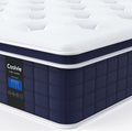 Coolvie Twin XL Mattress, 12 inch Hybrid XL Twin Mattress in Recorder Box, with 3 Layer Premium Foam and Pocket Springs, Medium Firm Feel