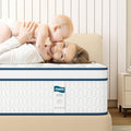 DONFU Full Mattress, 14 Inch Hybrid Mattress in Recorder Box, Cool Memory Foam Mattress, Firm Mattress for Back Pain-Relif, Pocket Coils Innerspring for Motion Isolation & Durable Support