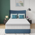Dkelincs Full Mattress 12 inch Innerspring Mattress with Bamboo Charcoal Gel Memory Foam Mattress in Lens Box for Pressure Relief