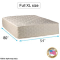 Dream Sleep Highlight Luxury Firm Mattress Only - Premium Edge Guards, Spine Support, Innerspring Coils, Longlasting Comfort by Dream Solutions USA (Full XL 54 x80 x14 )