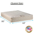 Dream World Inner Spring Pillowtop (Eurotop) Queen Size (60 x80 x10 ) Mattress Only - Medium Soft, Fully assembled, Orthopedic, Good for your back, Superior Standard by Dream Solutions USA