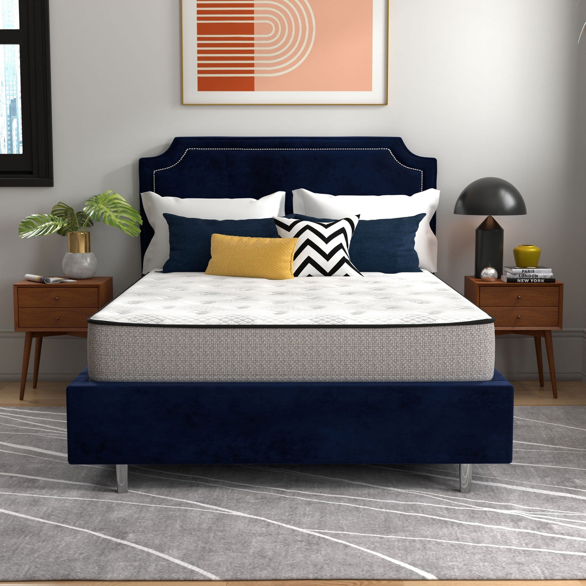 Early Bird Dual Cool Medium Hybrid Mattress - 10 - Twin