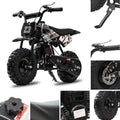 FRP DB002 Kid Dirt Bike, Mini Kid Dirt Bikes W/ EPA Approved Engine for Kids Over Age 8, Upgrade Tires for Kid Dirt Bike Speed Up 20 Mph Weight Support 165 LB, Black