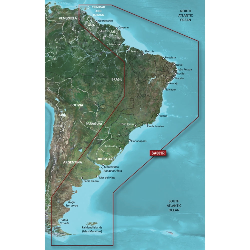 Garmin BlueChart? g3 HD - HXSA001R - South America East Coast - microSD?/SD? | Bundle of 2