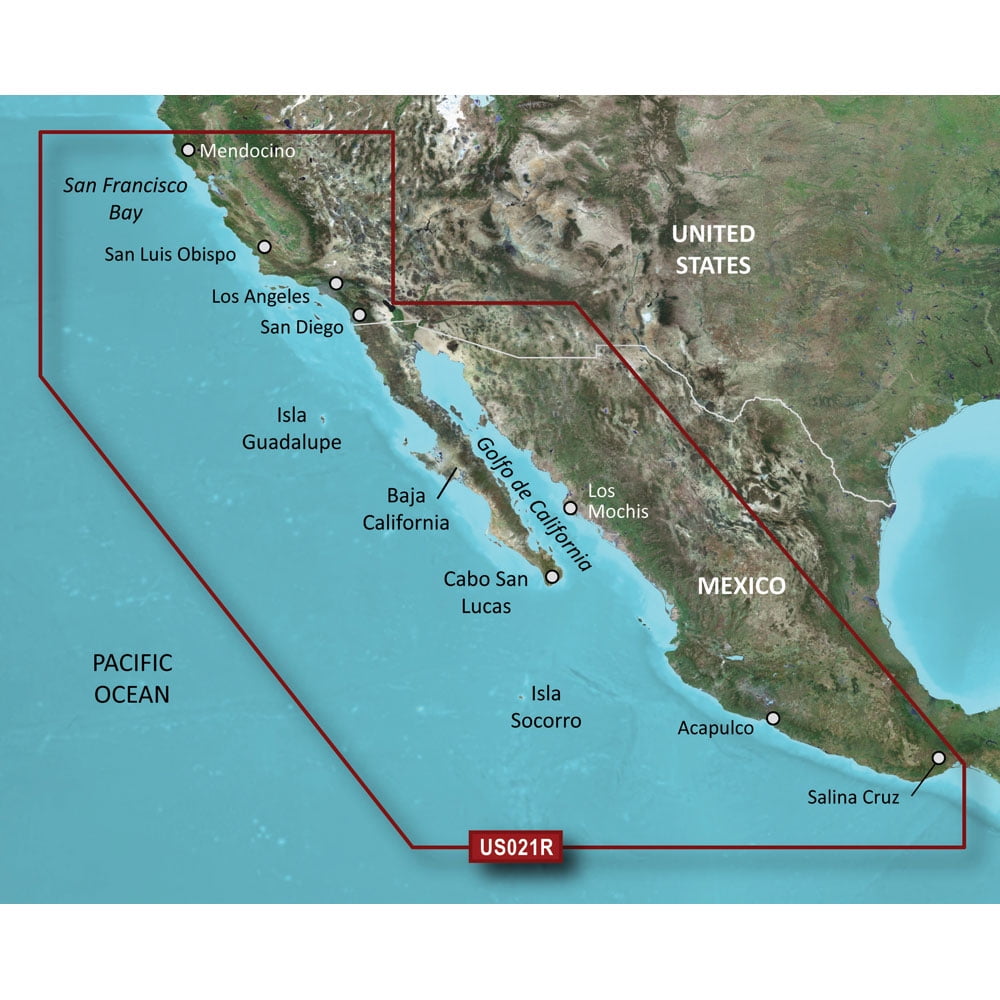 Garmin BlueChart? g3 HD - HXUS021R - California - Mexico - microSD?/SD? | Bundle of 2