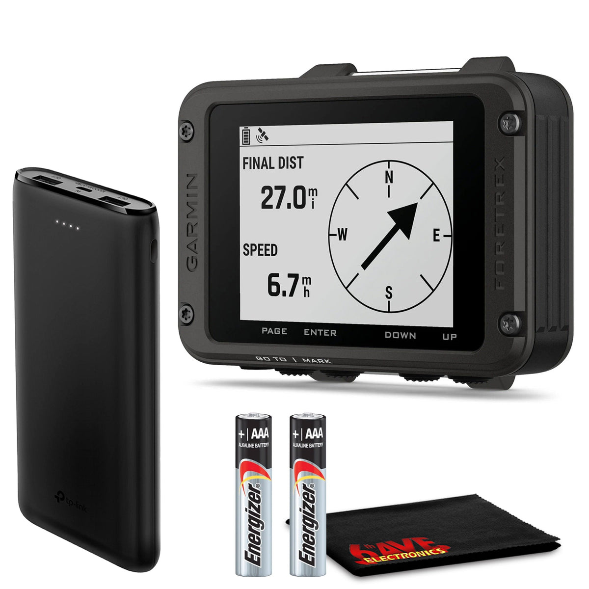 Garmin Foretrex 801 - Wrist Mounted GPS Navigation for Hunting, Hiking & Military Men - Tactical Garmin Watch for Outdoor Recreation, Upgraded Multi-Band GNSS and Longer Battery Life
