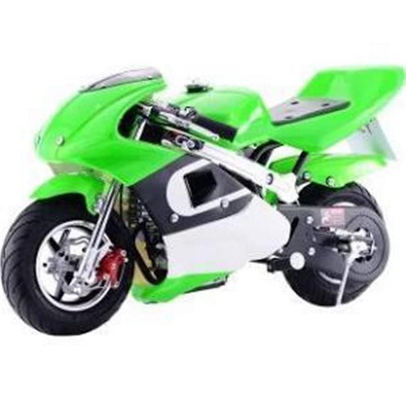 Go-Bowen G00002-G Gas 40CC Kids Mini Pocket Bike, Green