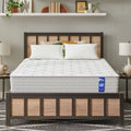 KOW? 12 inch Queen Size Innersping Mattress in Recorder box,Medium Firm,Pressure Relief,5 Zones Support,Egde Support & Comfortable Foam