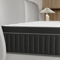 LIBORIA Queen Size Mattress, 12 Gel Memory Foam Hybrid Mattresses Mattress Queen Size, Edge Support, Motion Isolation, Pressure Relief, Queen Mattress in Camcorder Box