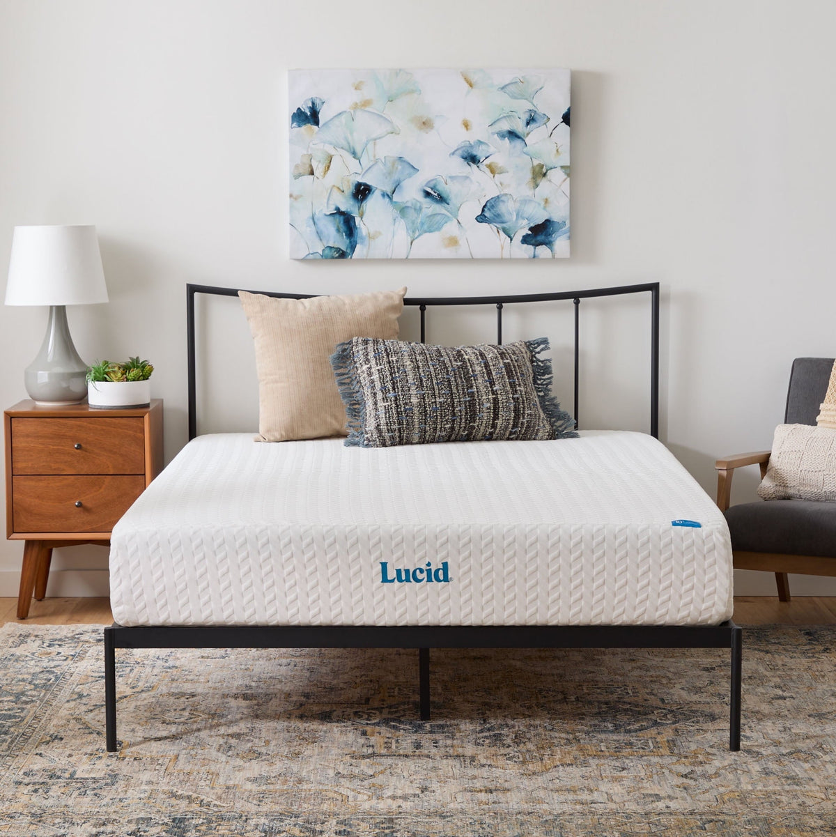 Lucid Bliss 10 Gel Memory Foam Mattress, Plush, Queen