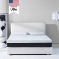 MLILY 10 inch Gel Memory Foam Mattress, Queen Size Bed in Lens Box
