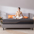 MLILY Ego 14 inch Queen Mattress in Lens Box, Cooling Gel Memory Foam Mattress, Medium Firm
