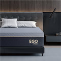 MLILY Ego Black 12 inch Hybrid Mattress, Full Size Memory Foam Mattress, Pocket Spring