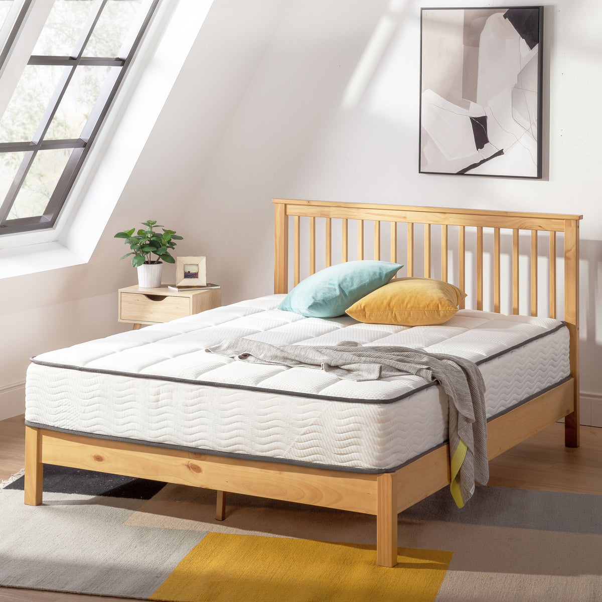 Mellow 10 Classic Bonnell Spring Mattress with Comfort Foam Top, Twin
