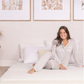 Milliard 6-Inch Memory Foam Tri Folding Mattress with Ultra Soft Removable Cover and Non-Slip Bottom - Full Size - 73 x52 x6