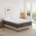 Mubulily Full Mattress, 10 inch Hybrid Mattress in Recorder Box with Gel Memory Foam, Medium Support