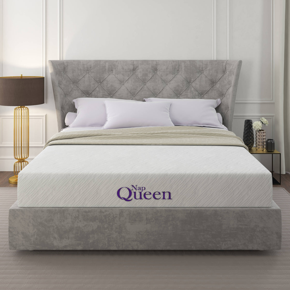 NapQueen Elizabeth 10 Gel Memory Foam Mattress, Twin