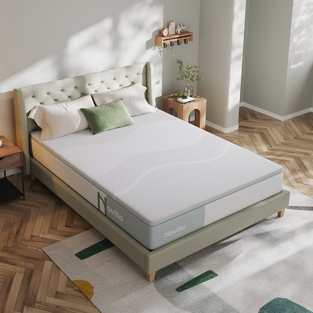 Novilla Cradle 10 Adult Pocket Spring and Gel Memory Foam Hybrid Mattress, Full Size