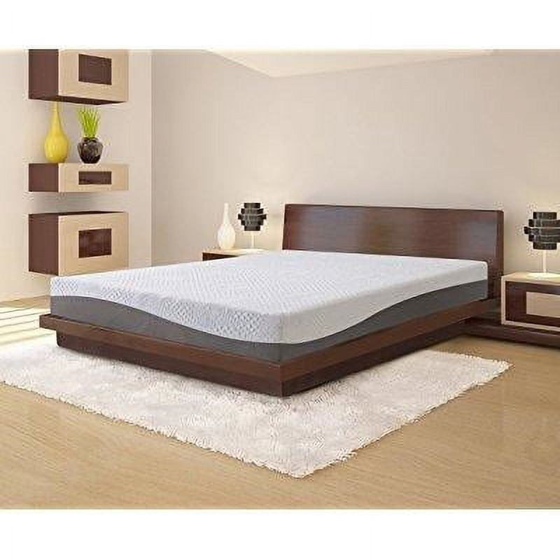 Olee Sleep 10 in Aquarius Memory Foam Mattress Full 10FM02F